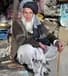 An elder sitting outside his shop in the Anaba bazaar, Panjshir