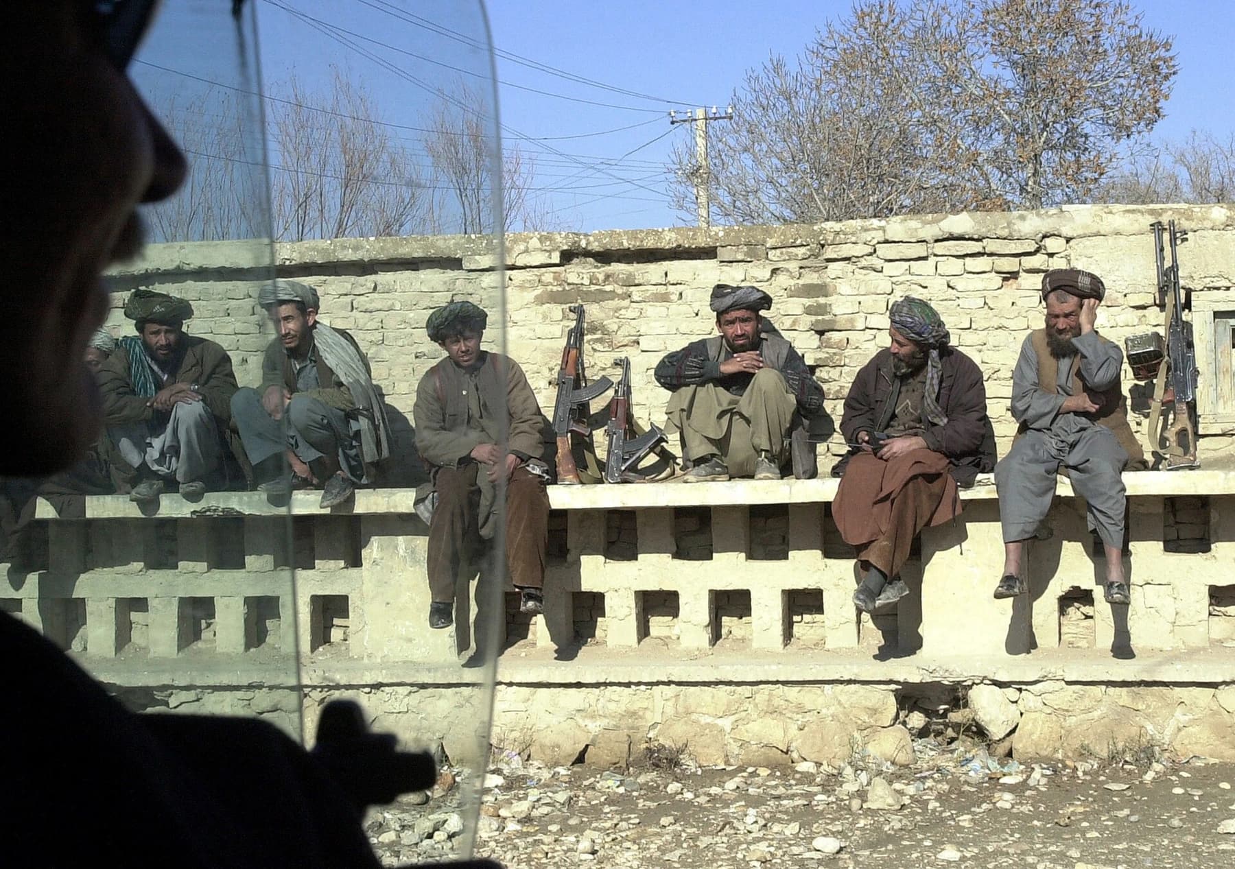 Northern Alliance troops in Mazar-e-Sharif, December 2001