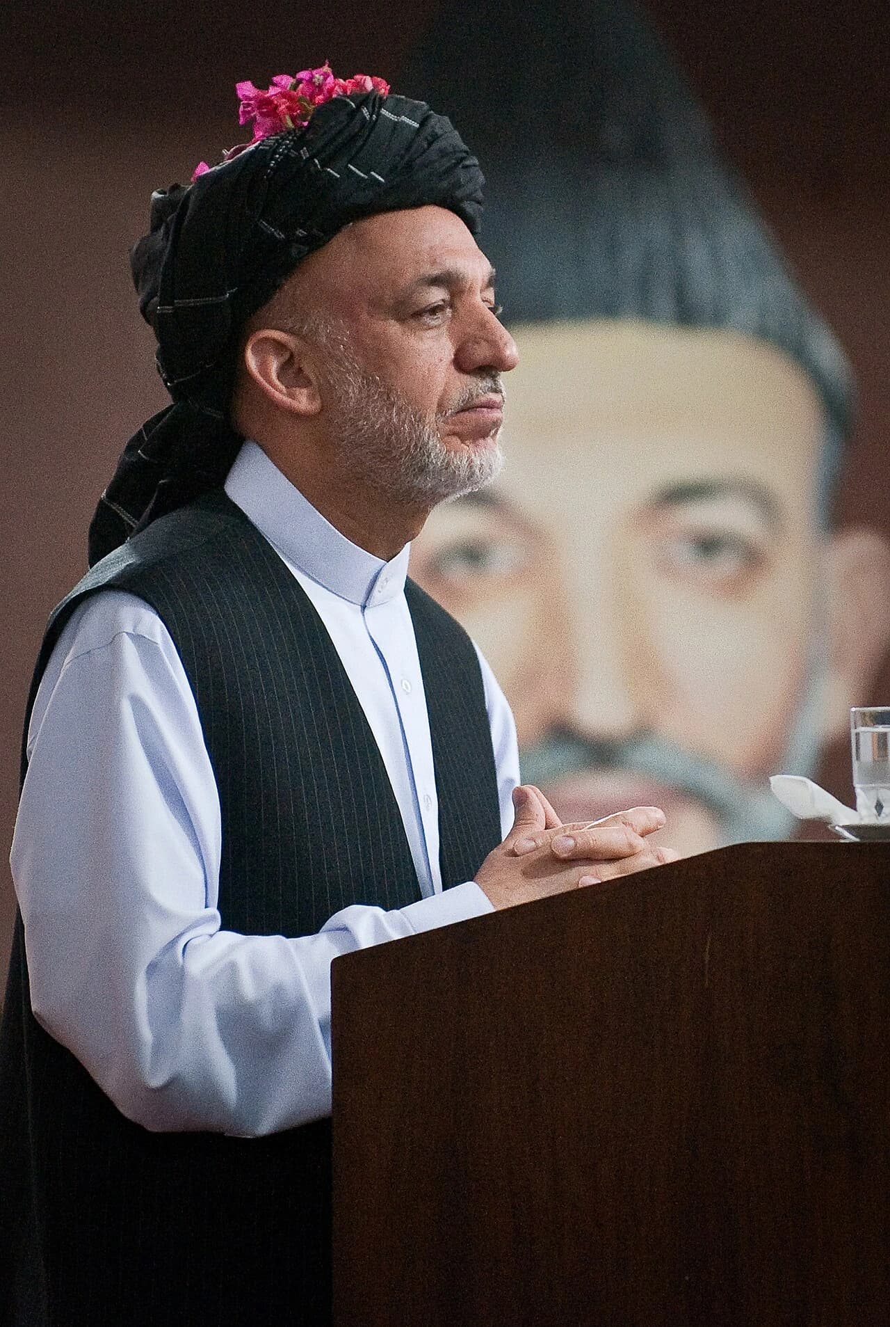 President Hamid Karzai in Kandahar, June 2010