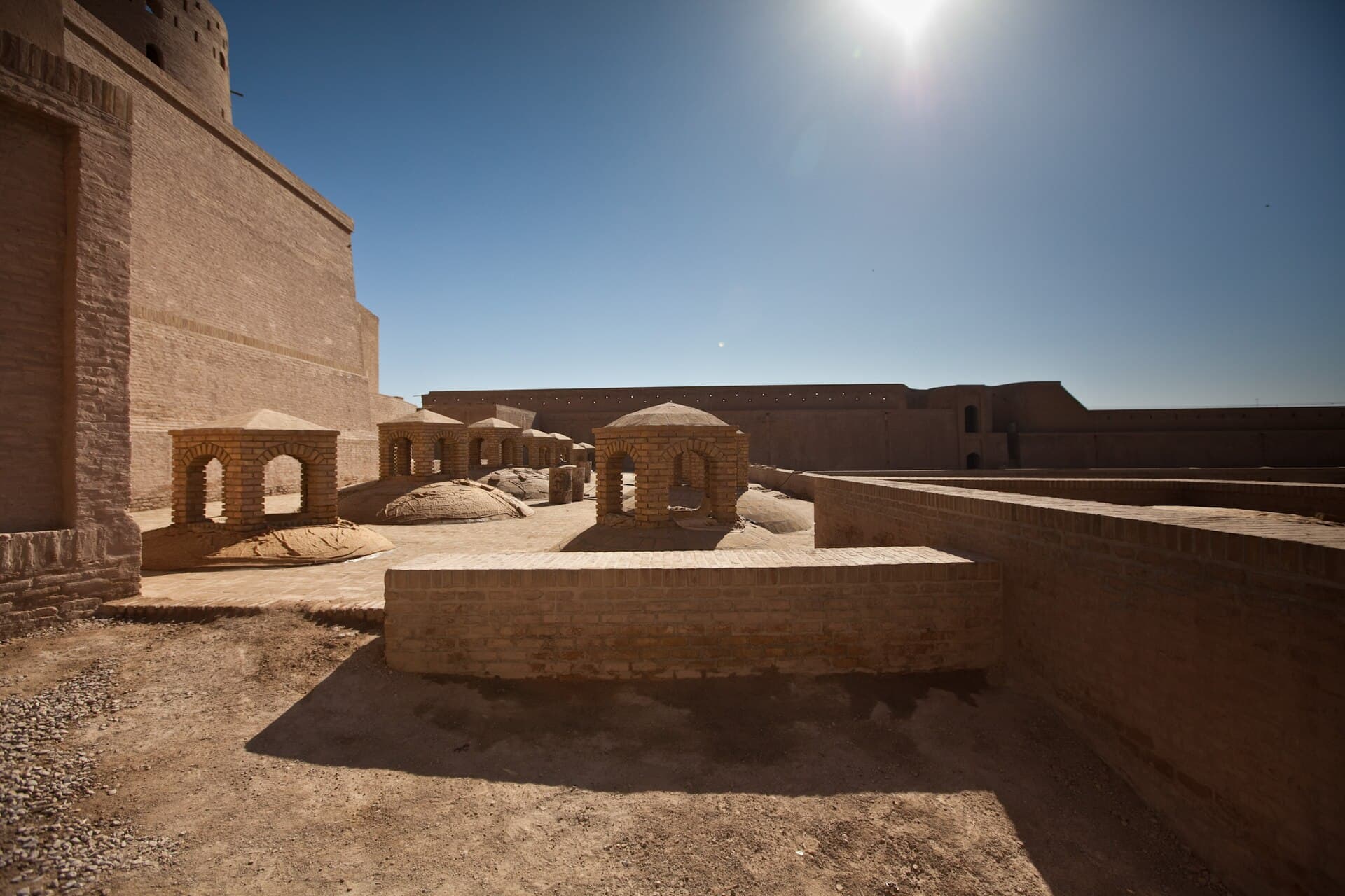 The historic Citadel of Herat above the old city