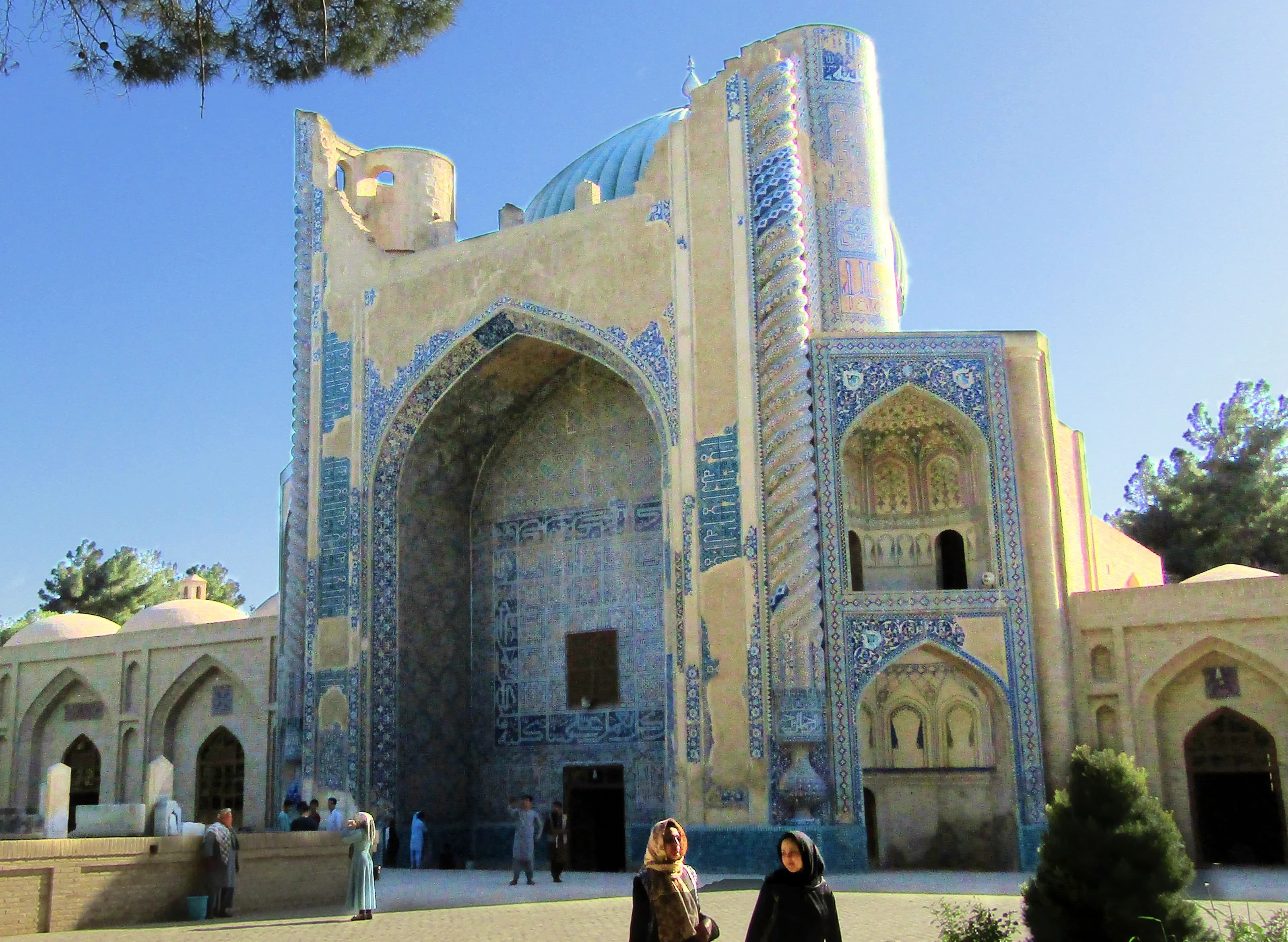 The historic Green Mosque in Balkh, Northern Afghanistan