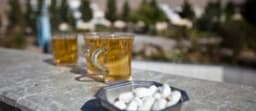 Tea and sweets served in Herat