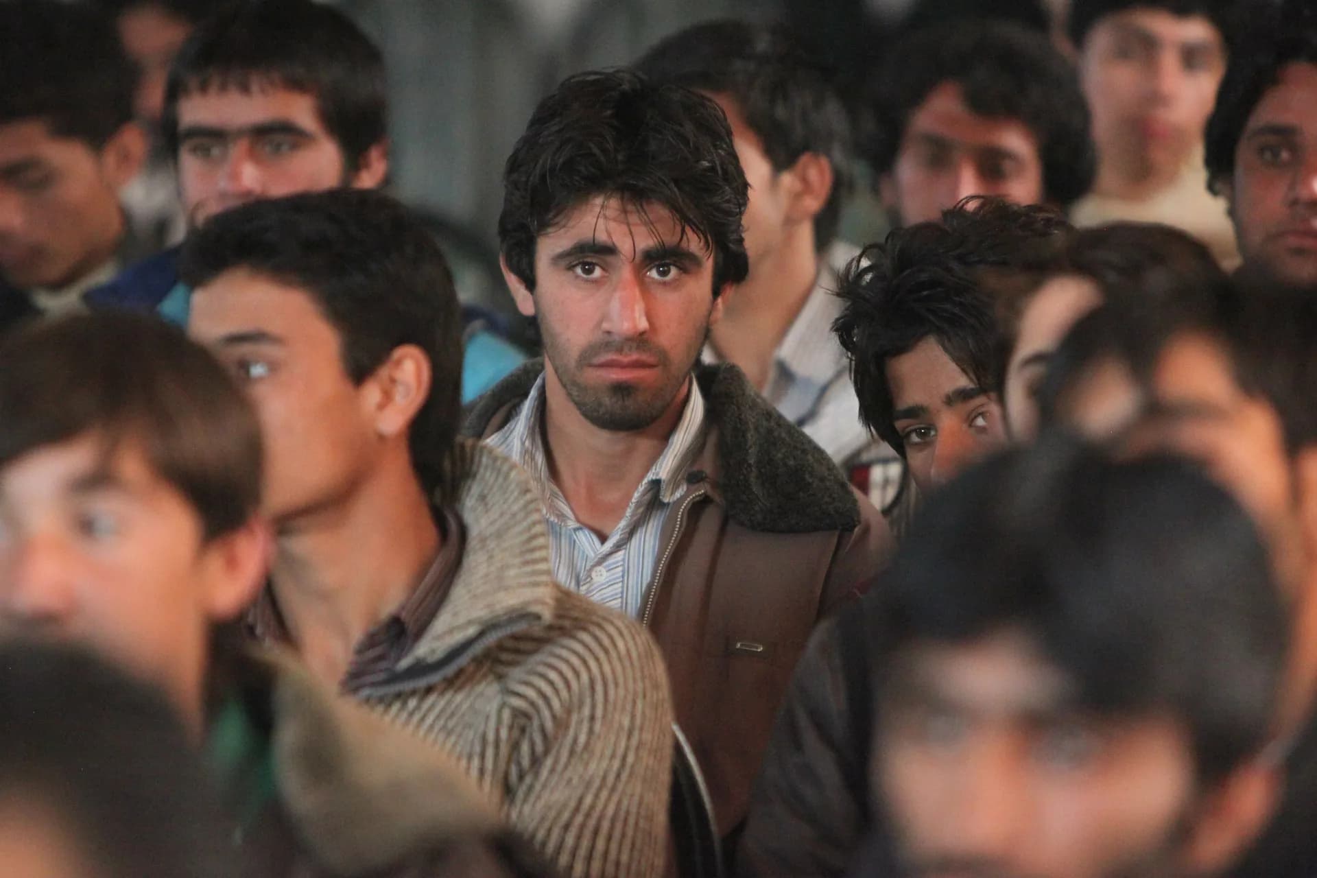Young people at a youth gathering in Zaranj, Nimroz Province