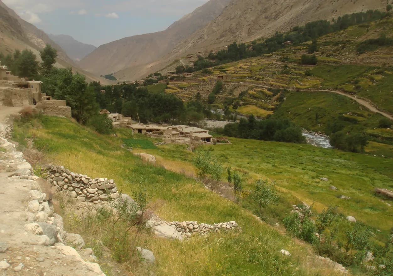 Deh Ta village in the Weghnan valley, Warsaj, Takhar